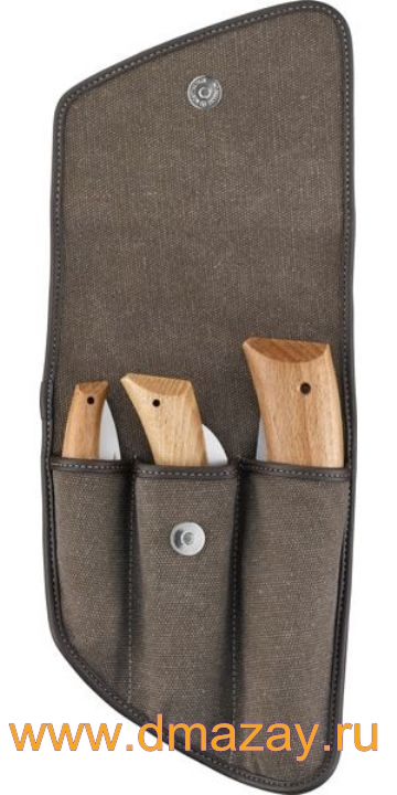 Набор складных ножей и садового инструмента в чехле Opinel (ОПИНЕЛЬ) 1423 Gardener's Kit